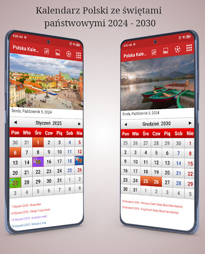 Polska Kalendarz 2025 PC