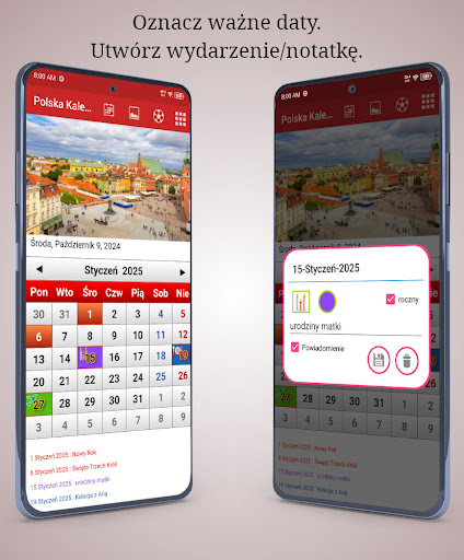 Polska Kalendarz 2025 PC