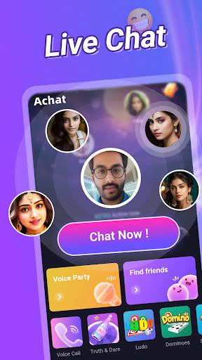 Achat- Live Chat& Make Friends PC