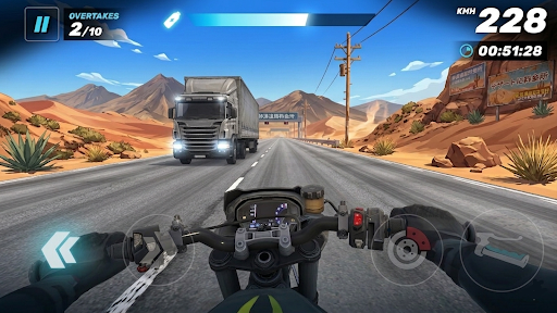 Highway Moto Rush: Traffic