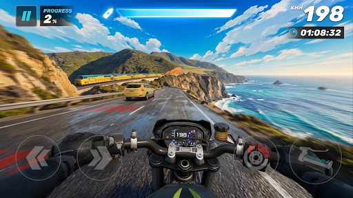 Highway Moto Rush: Traffic