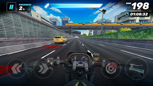 Highway Moto Rush: Traffic