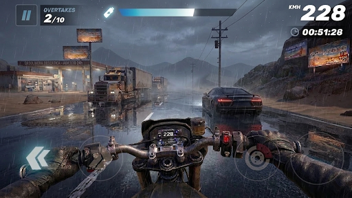 Highway Moto Rush: Traffic