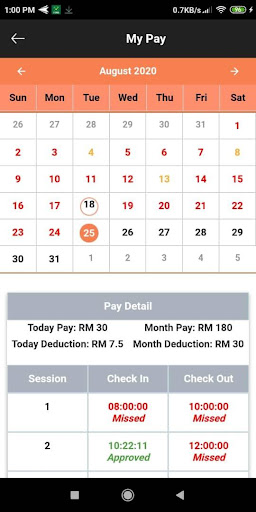 komputer Volv Attend - Site Attendance