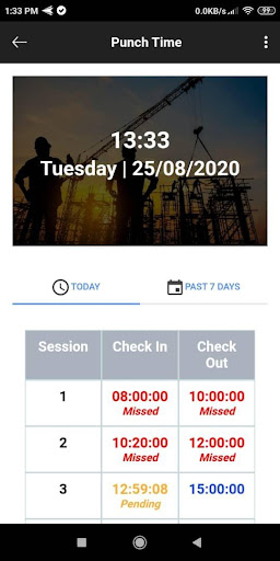 komputer Volv Attend - Site Attendance