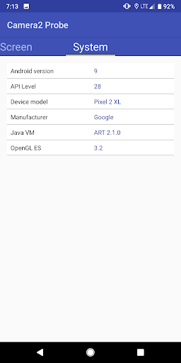 Camera2 API Probe PC