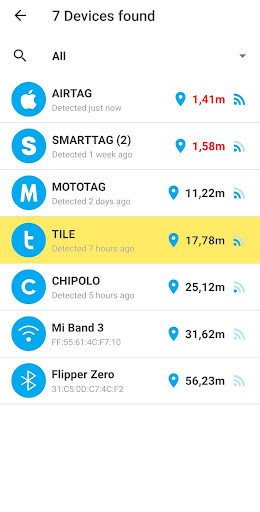 AirTag Scanner - Bluetooth BLE PC