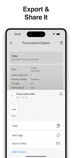 aiScriber: AI Speech To Text