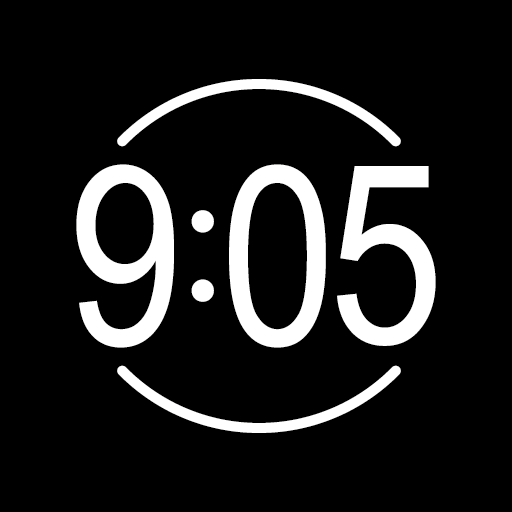 Deniz: Big clock full screen PC