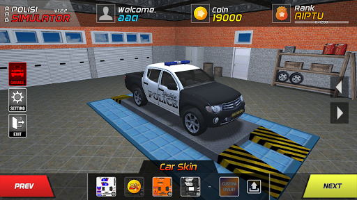 komputer AAG Polisi Simulator