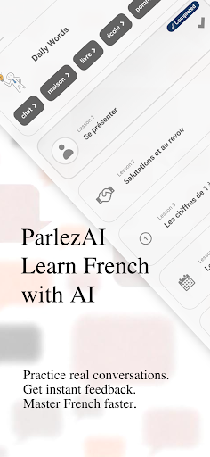 Learn French with AI: ParlezAI پی سی