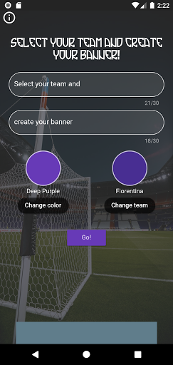 Allo Stadio - Crea striscione PC