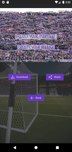 Allo Stadio - Crea striscione PC