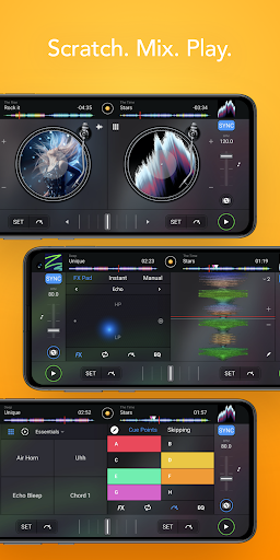 djay - DJ App & Mixer الحاسوب