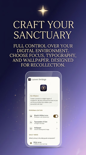 Lumen Launcher: Focus & Faith