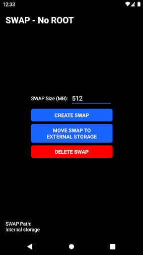 SWAP - No ROOT