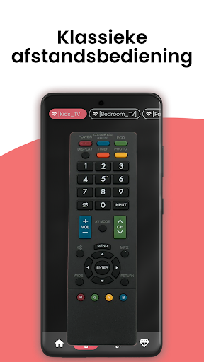 Remote for Sharp Smart TV PC