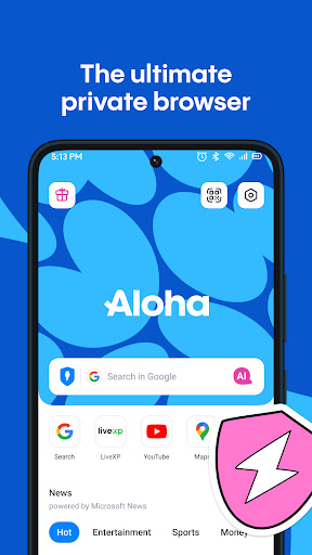 komputer Aloha Private Browser - VPN