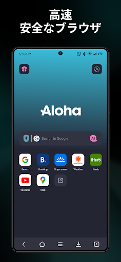 Alohaブラウザ+ Private VPN PC版