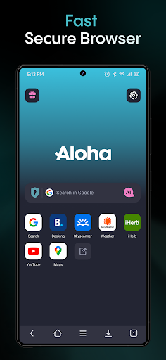 komputer Aloha Browser (Beta)