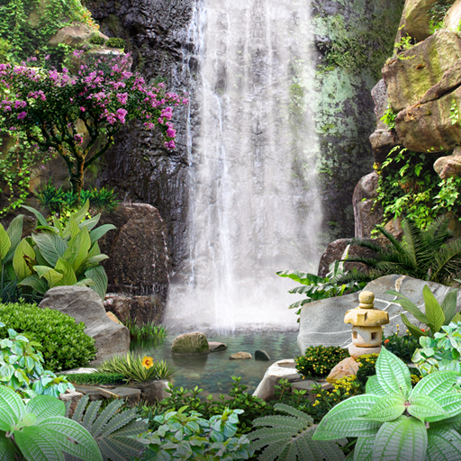 3D Waterfall Live Wallpaper PC