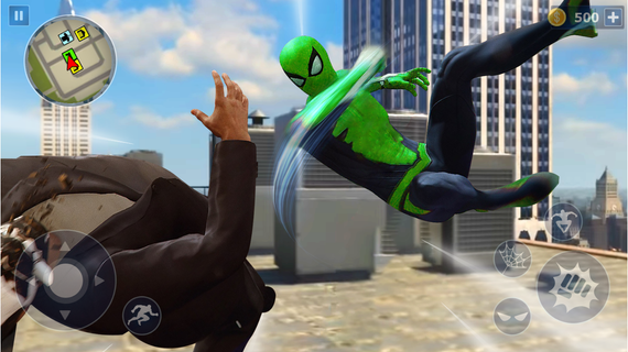 Spider Rope Hero: Ninja Gangster Crime Vegas City