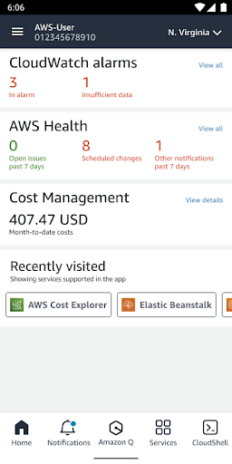 AWS Console PC