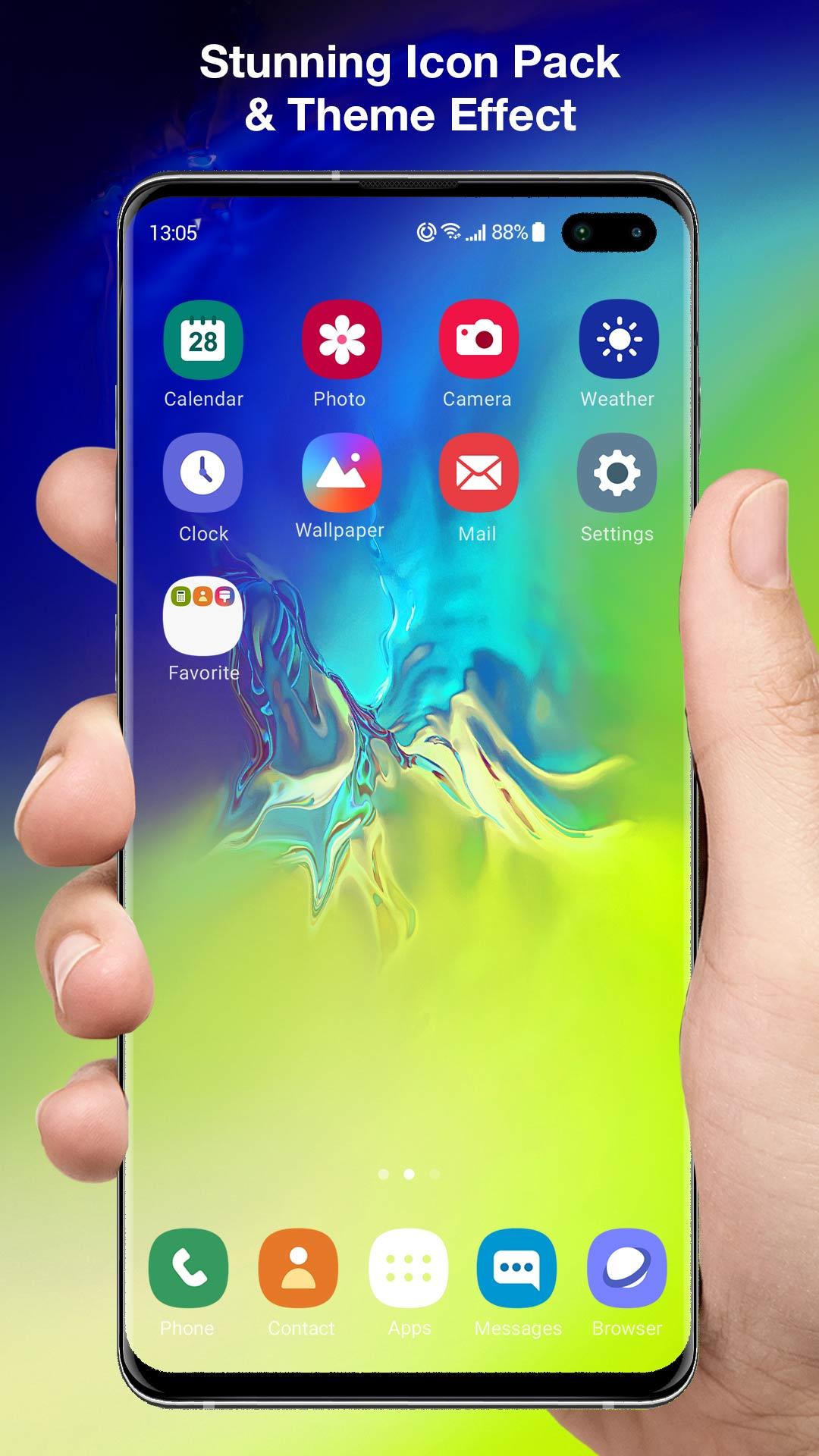Galaxy S10 Launcher for Samsung PC