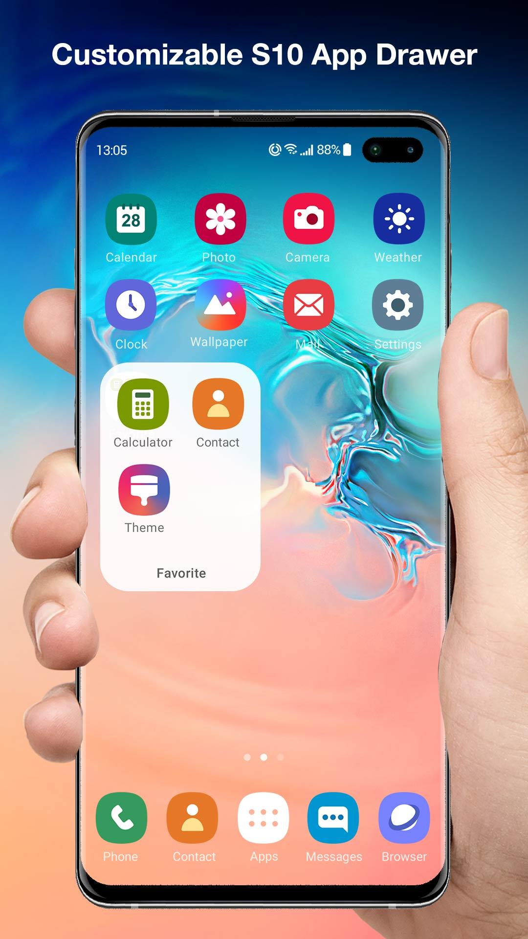 Galaxy S10 Launcher for Samsung PC