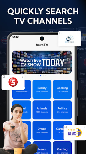 AuraTV: Watch Movies & TV Live