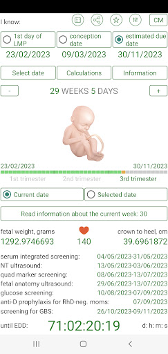 Pregnancy Due Date Calculator PC