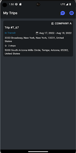 Amous Carrier Tracking PC版