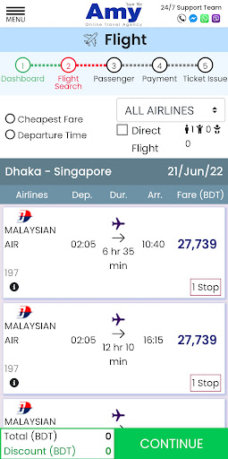 Amy - Online Travel Agency PC