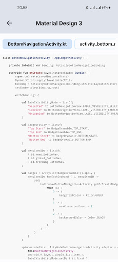 Material Design 3 Android الحاسوب