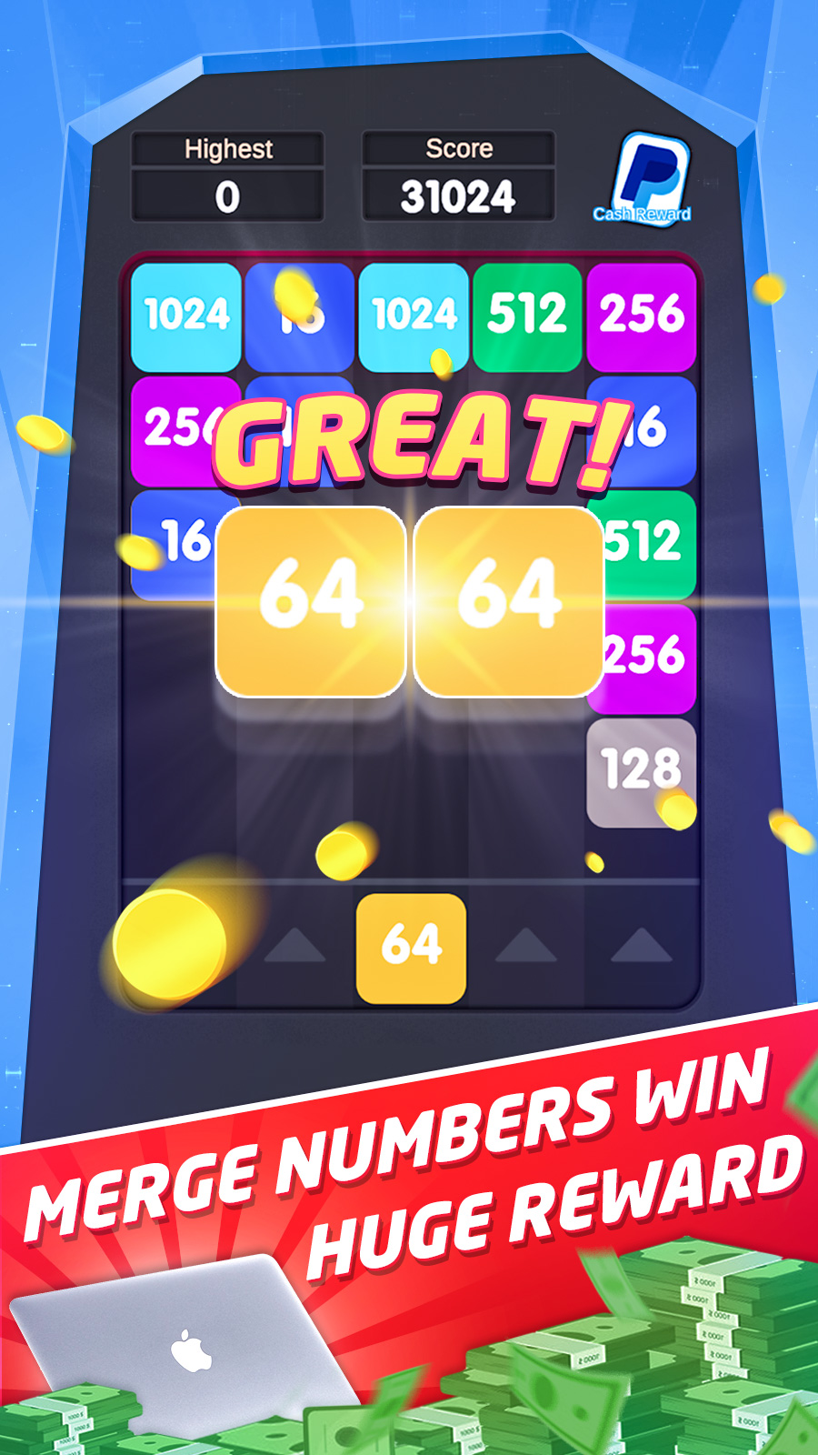 Merge Numbers-2048 Shoot PC