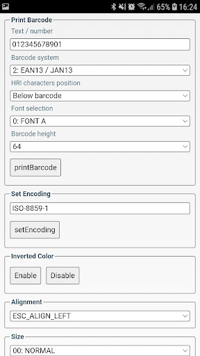 Bluetooth Printer Plugin Demo