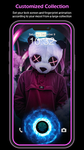 فنگر پرنٹ اینیمیشن لائیو پی سی