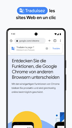 Chrome : rapide et sécurisé PC