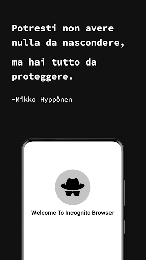 Applicazione browser privata PC
