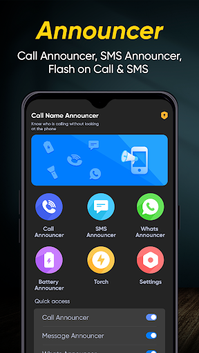 Caller Name Announcer App پی سی
