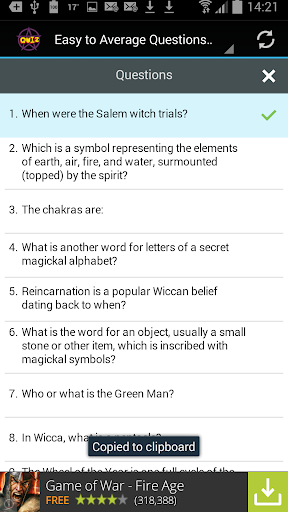 Witchcraft, Wicca & Pagan Quiz PC