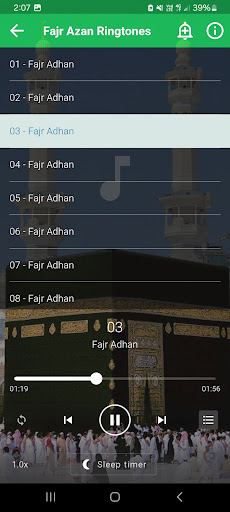 Fajr Azan MP3 Ringtones Adhan