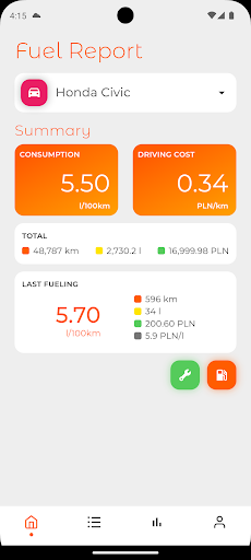 Fuel Log - Mileage And Service পিসি