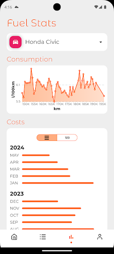 Fuel Log - Mileage And Service পিসি