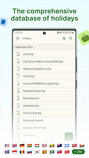 Holiday Calendar