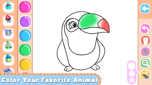 Animals Coloring Book Glitter PC