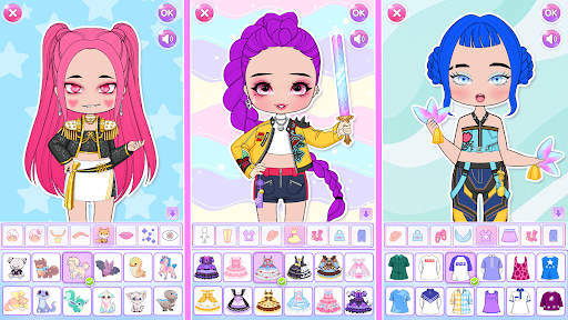 komputer Chibi Doll Dress Up Games