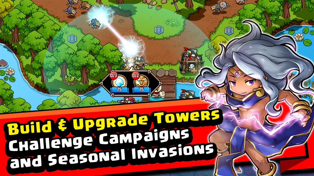 Crazy Defense Heroes: Tower Defense Strategy TD PC