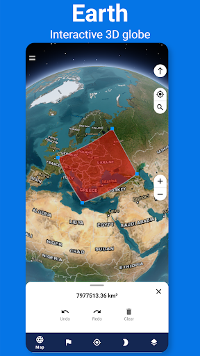 3D Earth Map - Satellite View পিসি