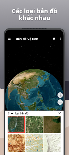 Bản đồ vệ tinh - Trái đất 3D PC